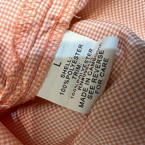 Magellan Outdoor Mens Large Shirt Mag Wick Fish Gear Angler Fit Vented Gingham - Picture 3 of 8